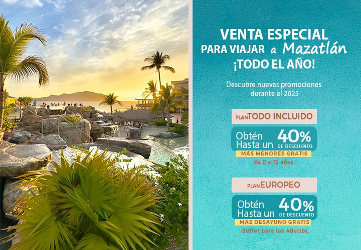 Special sale to travel all year long Hotel Playa Mazatlán Special sale to travel all year long Hotel Playa Mazatlán