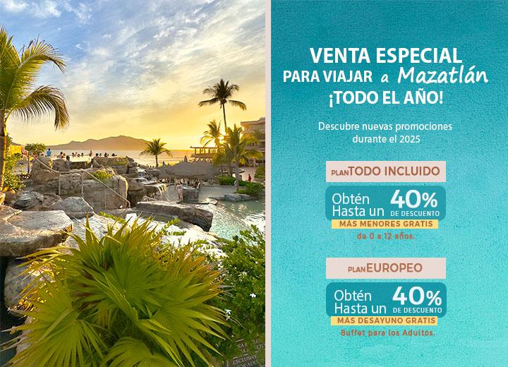 Special sale to travel all year long Hotel Playa Mazatlán Special sale to travel all year long Hotel Playa Mazatlán