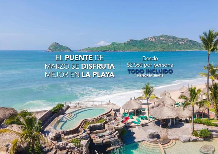 El Puente de marzo se disfruta mejor en la Playa Hotel Playa Mazatlán El Puente de marzo se disfruta mejor en la Playa Hotel Playa Mazatlán