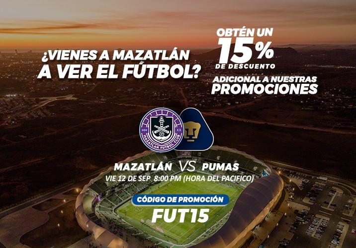 ¿Vienes a Mazatlán a ver el fútbol? Hotel Playa Mazatlán ¿Vienes a Mazatlán a ver el fútbol? Hotel Playa Mazatlán