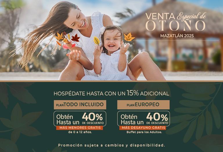 Special Sale for Autumn Hotel Playa Mazatlán Special Sale for Autumn Hotel Playa Mazatlán